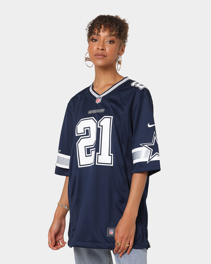 Blue Nike NFL Dallas Cowboys Elliott #21 Jersey