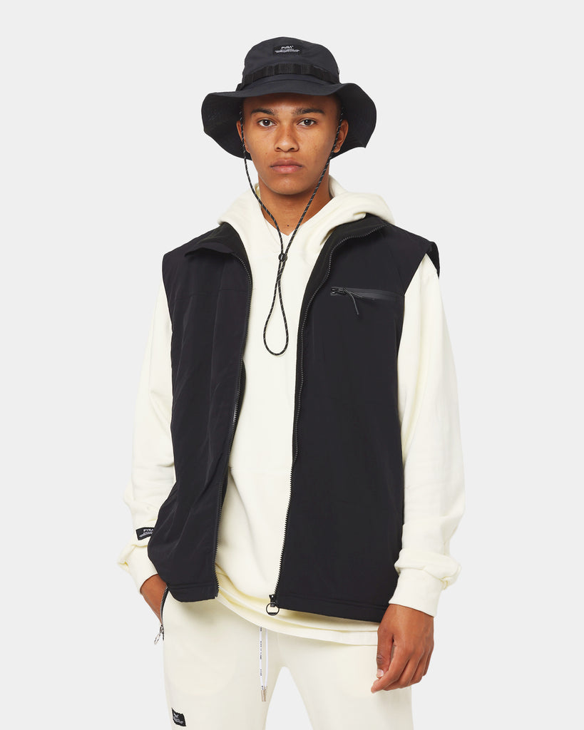 PYRA Fuji Nylon Vest Black | Culture Kings