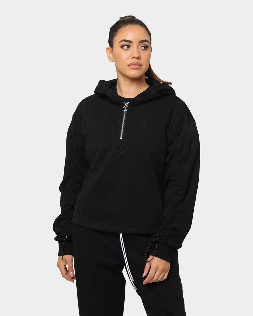 PYRA Women's Bayside Hoodie Washed Black | Culture Kings