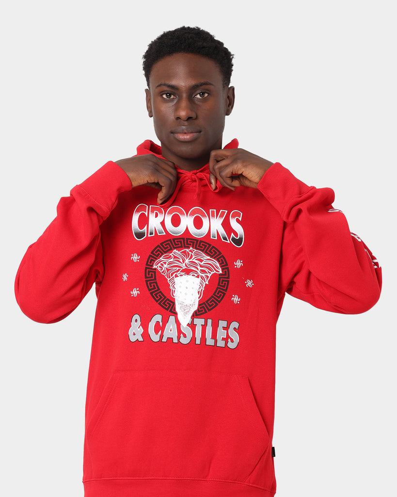 Crooks and 2025 castles red hoodie