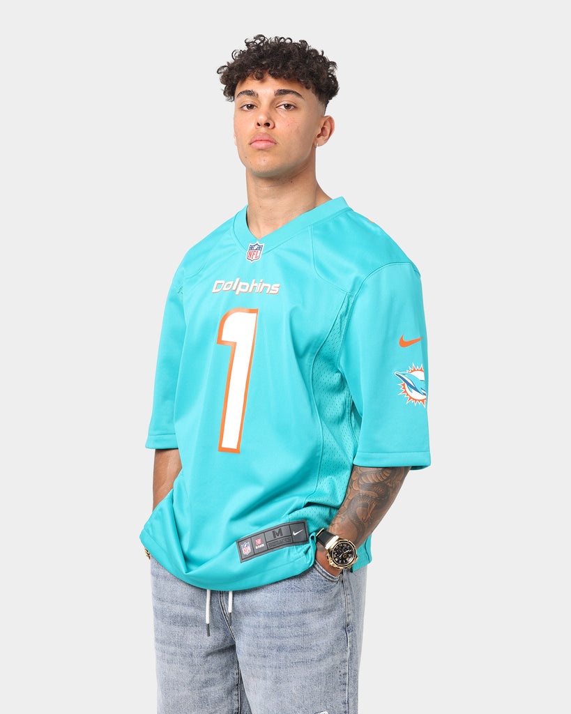 Green Nike NFL Miami Dolphins Tagovailoa #1 Team Jersey