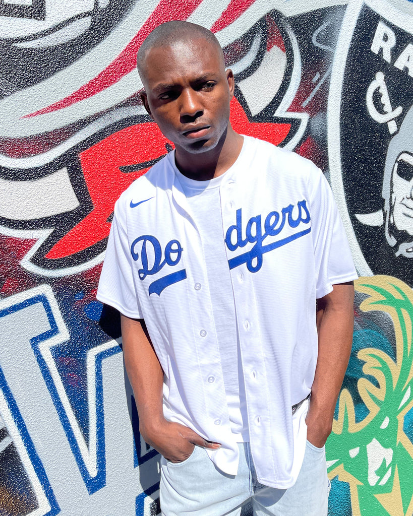 Nike Los Angeles Dodgers Replica Home Jersey White