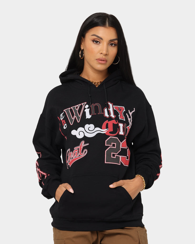 Goat Crew Windy City Vintage Hoodie Black Wash | Culture Kings