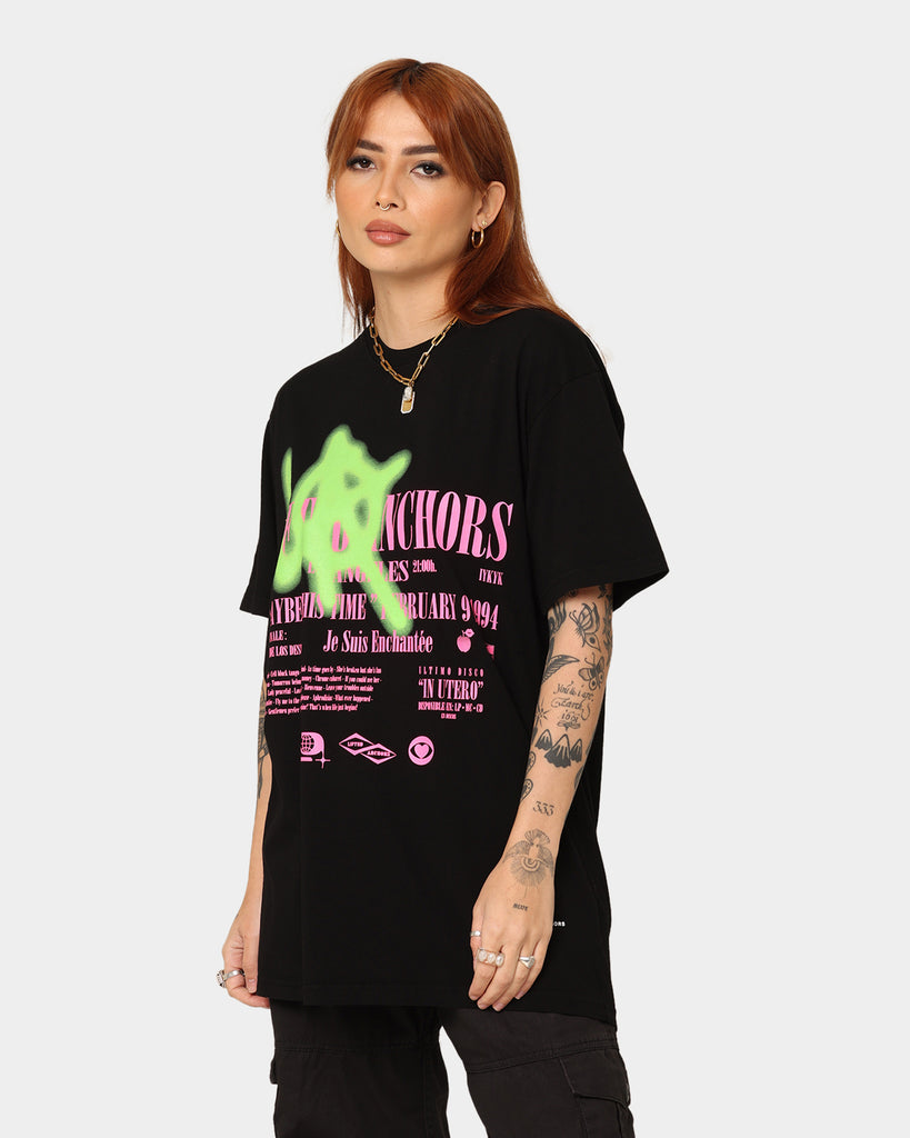 Lifted Anchors Anarchy T-Shirt Black | Culture Kings