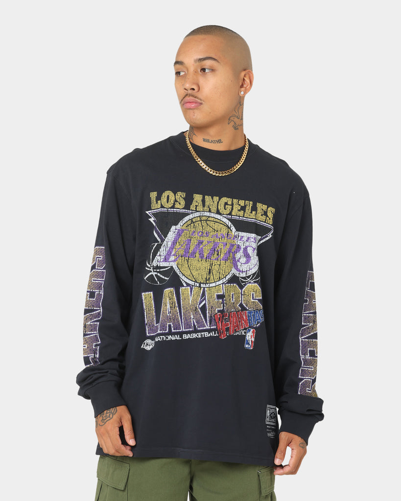 Mitchell & Ness Los Angeles Lakers Fantastic Long Sleeve T-Shirt Faded
