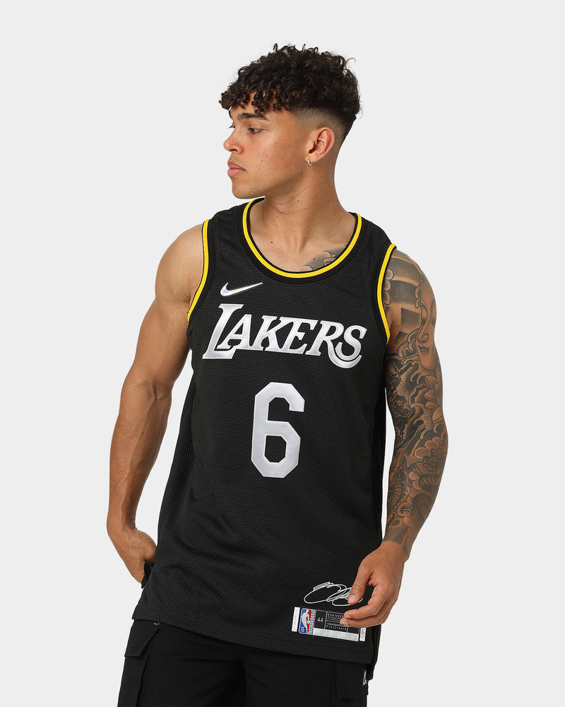 Nike LeBron James Los Angeles Lakers Dri-FIT NBA MVP Jersey Black/Psyc