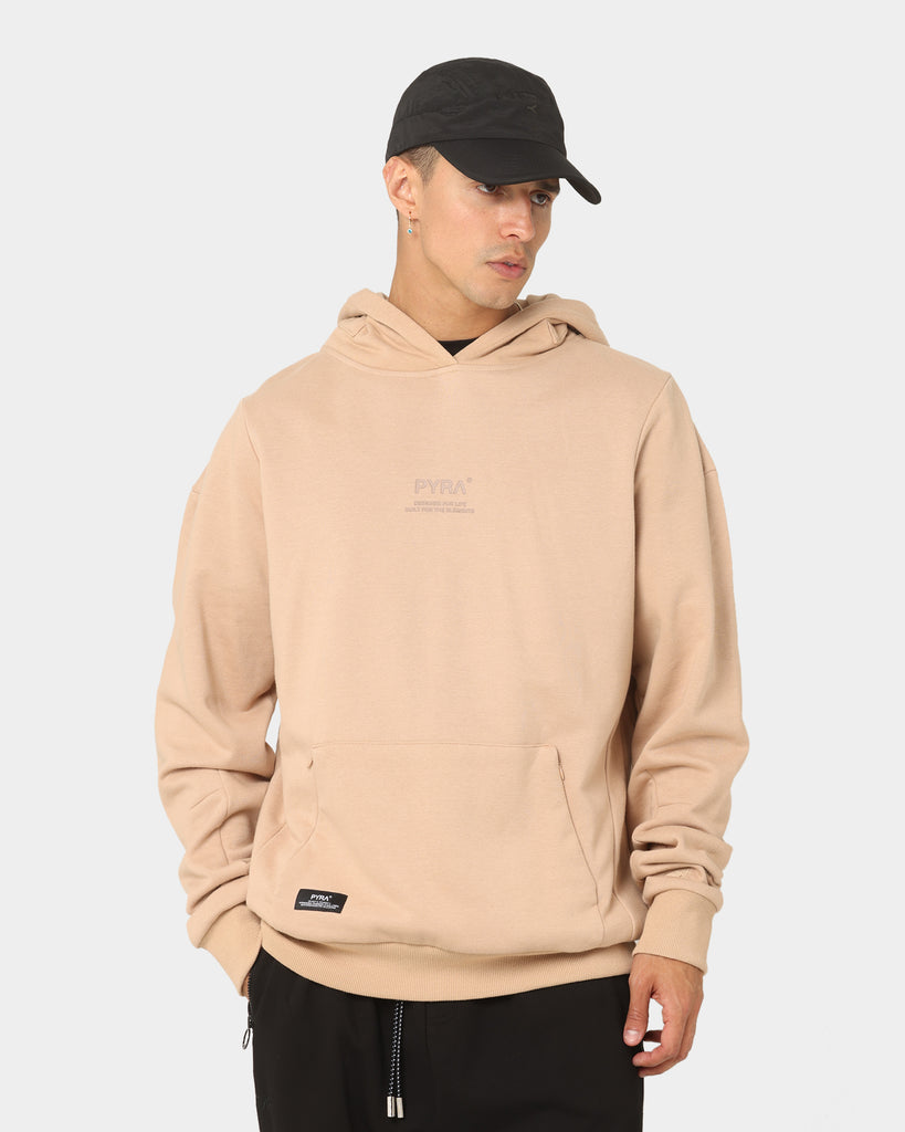 PYRA Repetition Hoodie Natural | Culture Kings