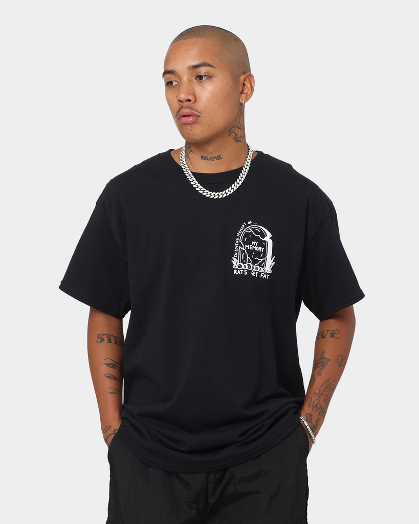 Rats Get Fat My Memory T-Shirt Black | Culture Kings