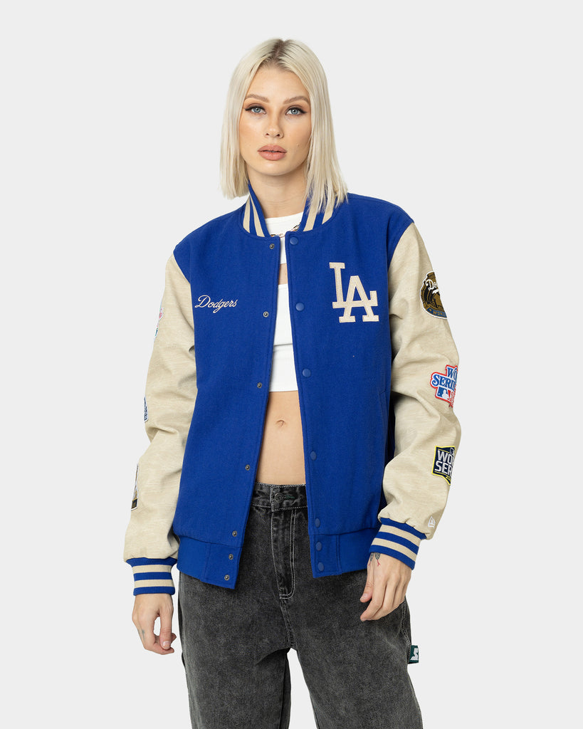 New Era Los Angeles Dodgers MLB World Series Varsity Jacket Blue