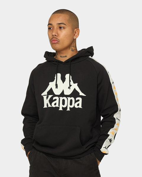 Kappa 222 Banda Hurtado 4 Hoodie Black Smoke Grey Culture Kings