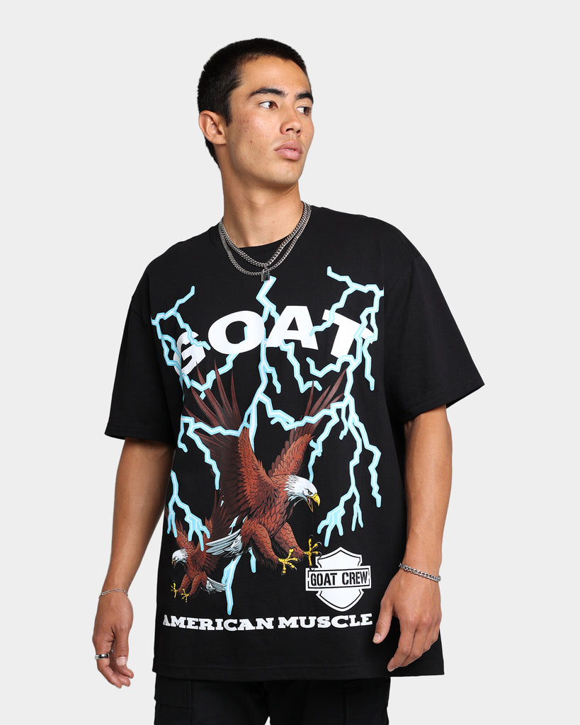 Goat Crew American T-Shirt Black | Culture Kings