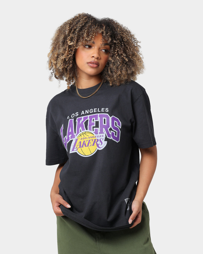 Mitchell & Ness Los Angles Lakers Vintage Tee VINT ARCH SHTR TEE LKRS-BLACK