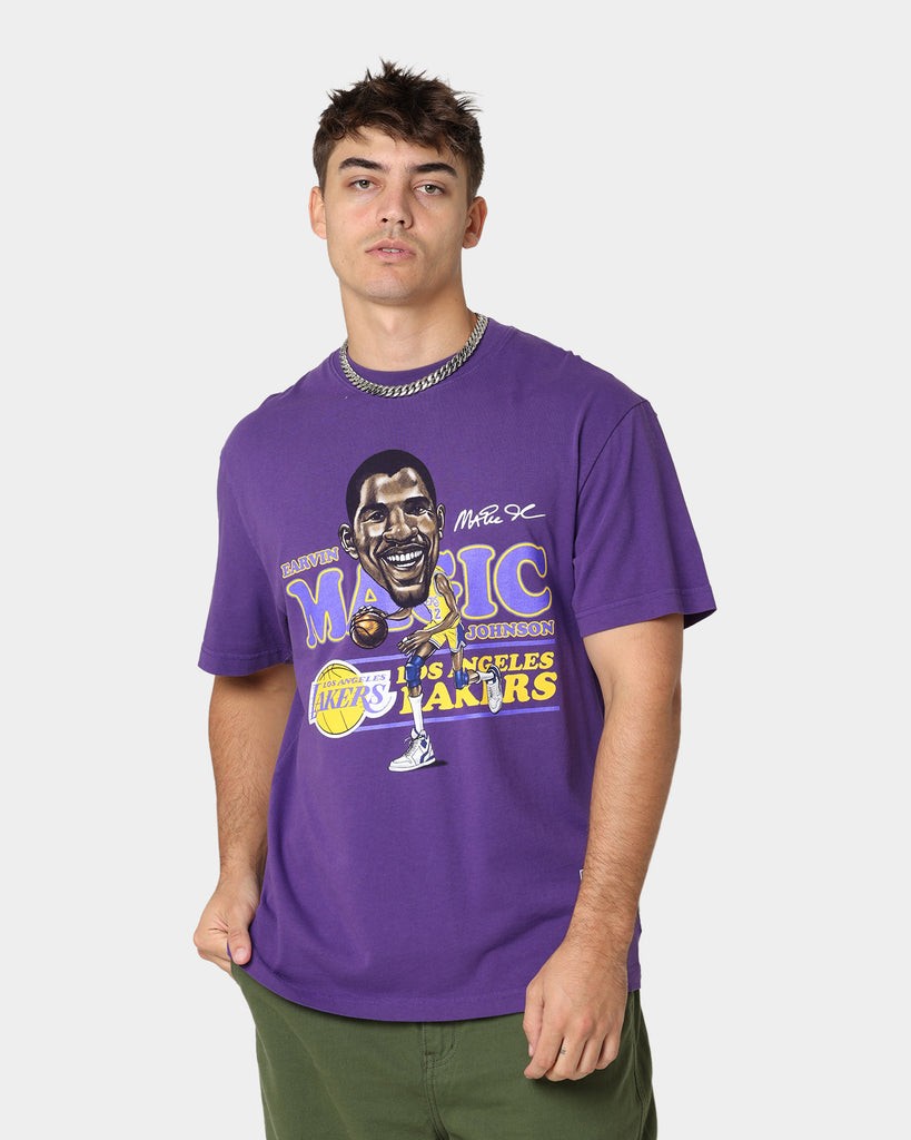 LA Lakers Division Arch Faded Purple Tee