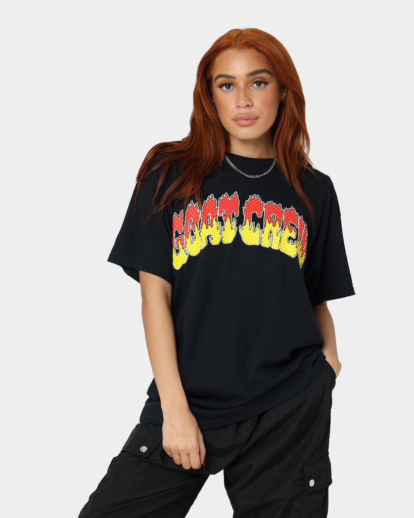 Goat Crew Hot Spike T-Shirt Black/Red/Yellow | Culture Kings