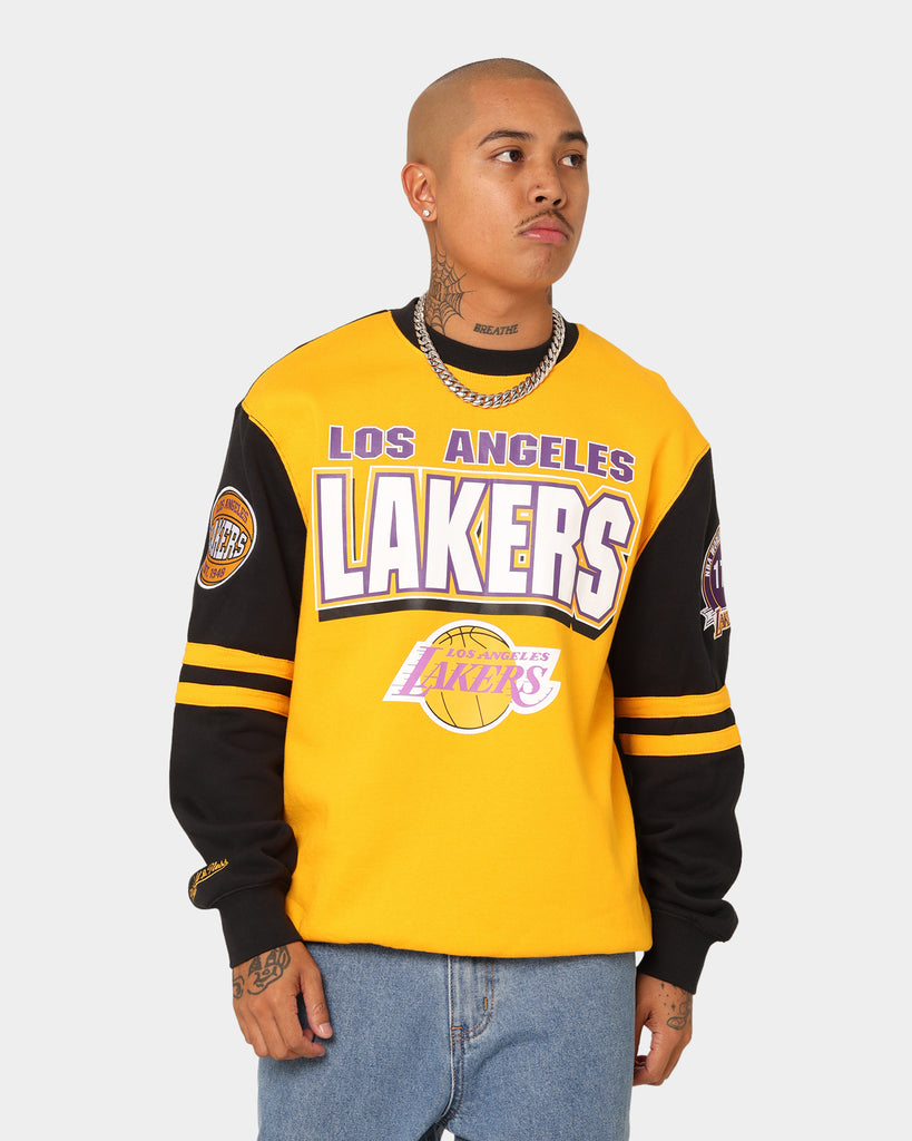 Women's NBA Los Angeles Lakers Contrast Long Sleeve Crew