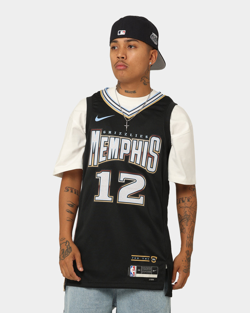 Nike Men's 2022-23 City Edition Memphis Grizzlies Black Essential Long Sleeve Shirt, XL