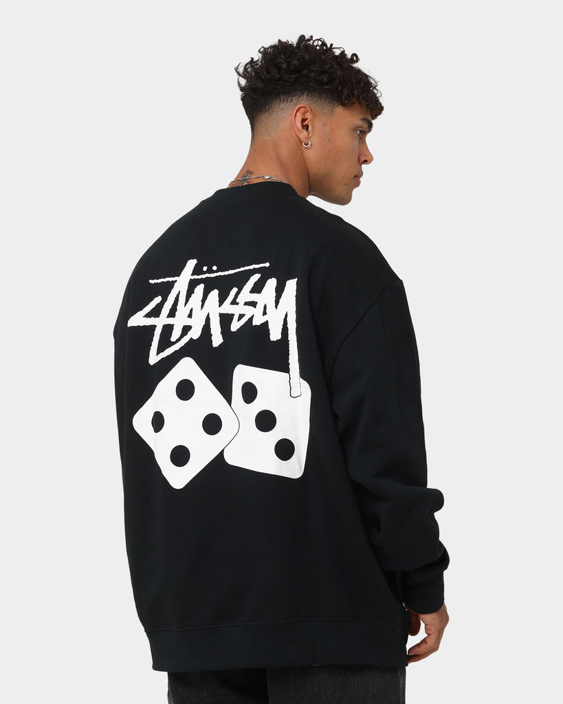 Stussy Dice Crewneck Black | Culture Kings