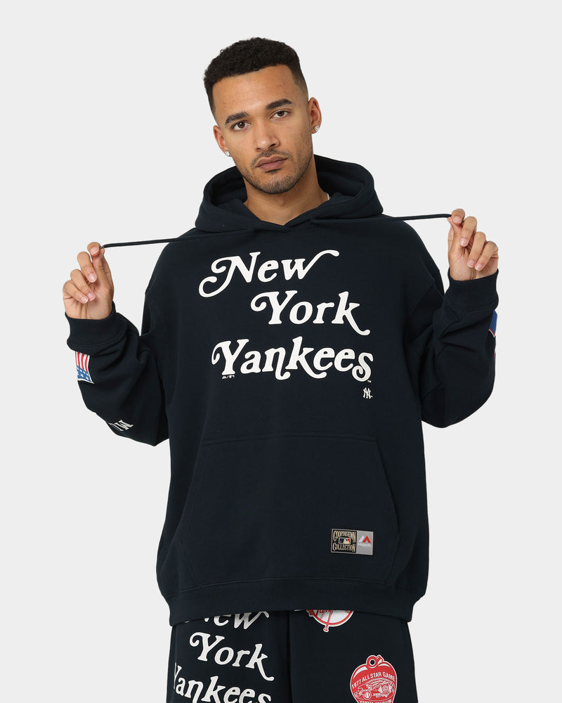 Vintage Majestic New buy York Yankees Chenille 1952 Patch Hoodie Cooperstown Collect