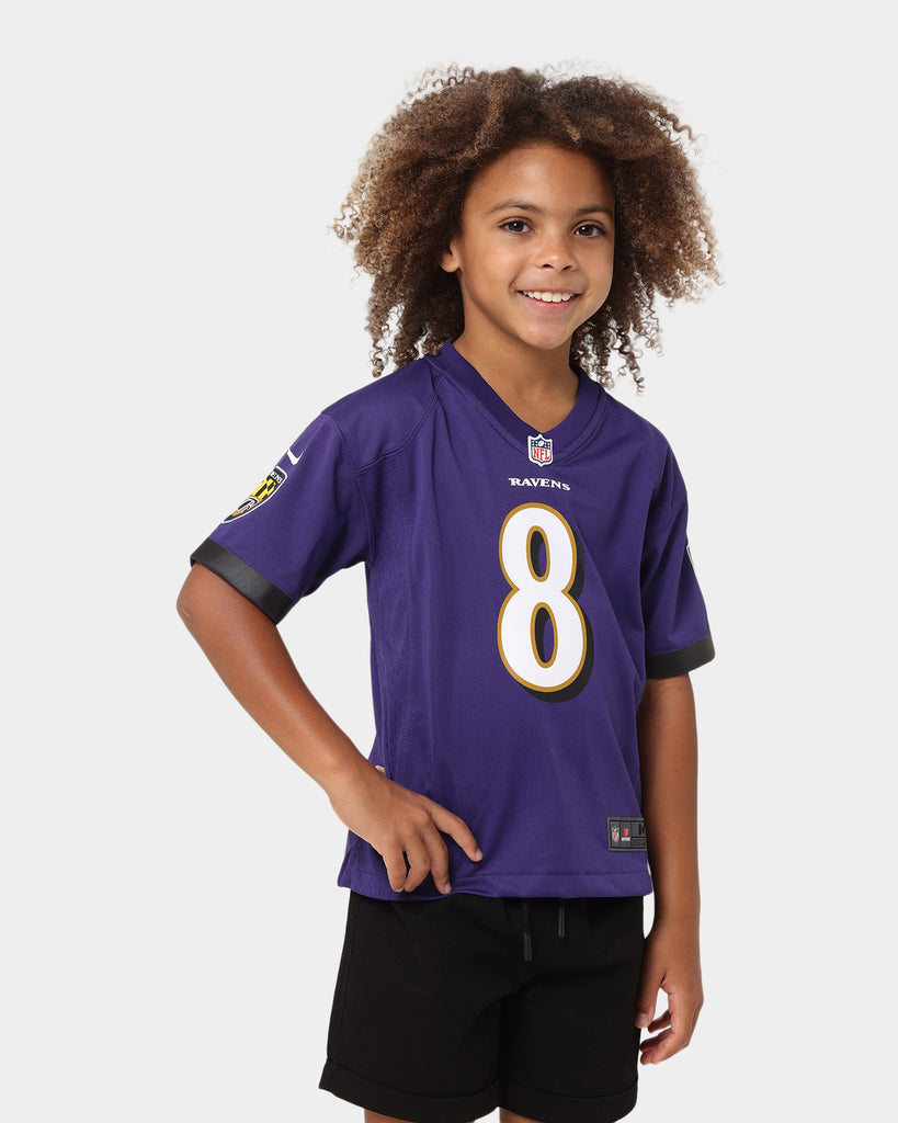 Nike Toddler Baltimore Ravens Lamar Jackson #8 Purple Game Jersey