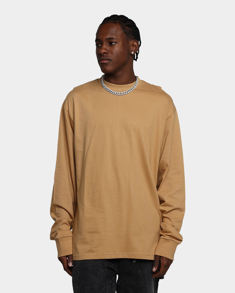 MNML Every Day Long Sleeve T-Shirt Khaki | Culture Kings