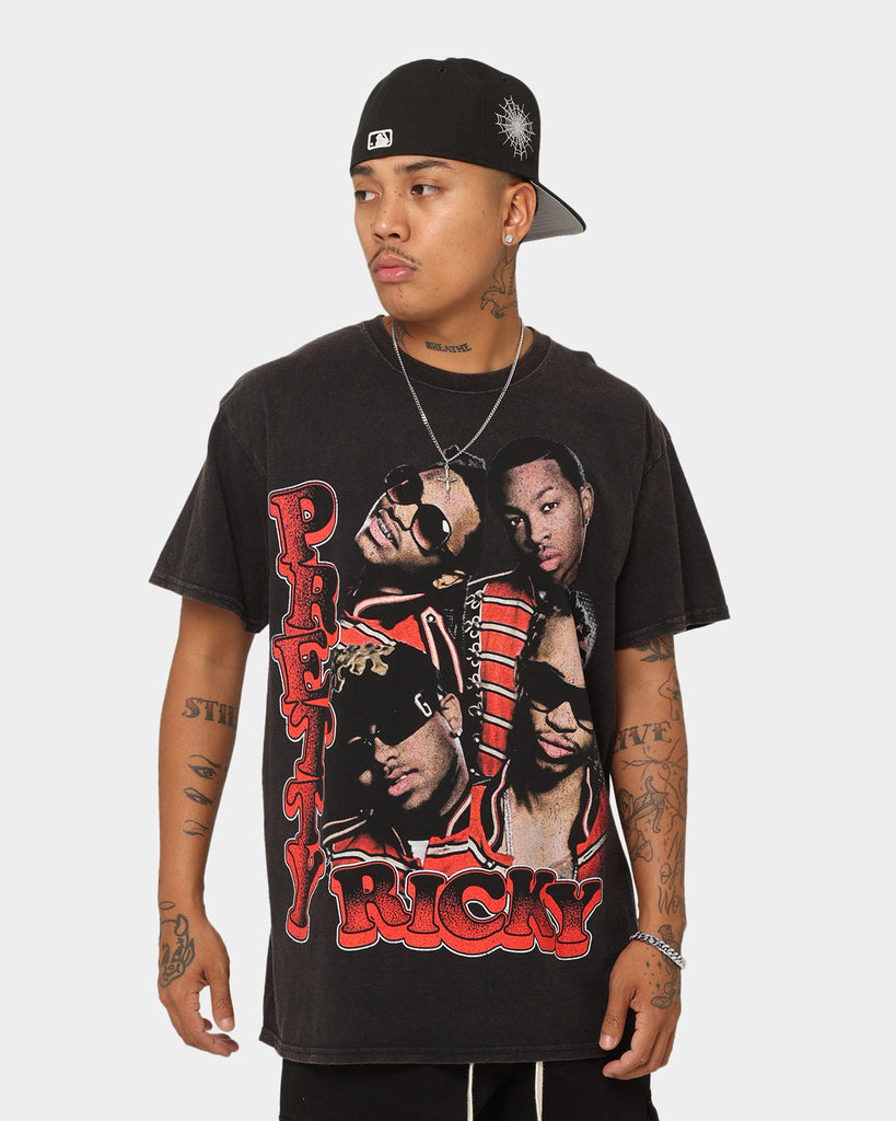 Juicy Merch Pretty Ricky Vintage T-Shirt Black Wash | Culture Kings