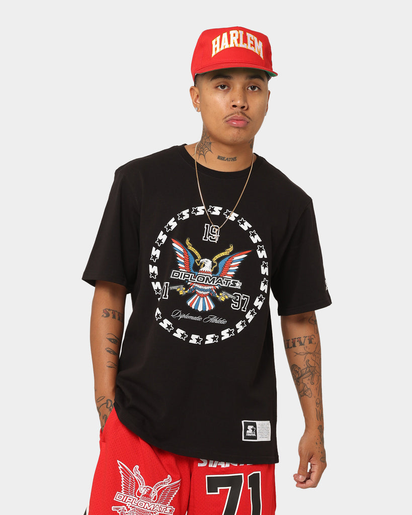 Starter X Diplomats Diplomatic Athletic Vintage T-Shirt Black | Culture ...