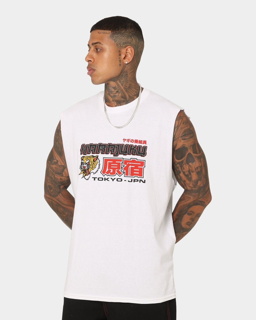 Goat Crew Harajuku Muscle T-Shirt White | Culture Kings