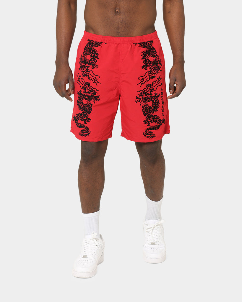 Supreme Dragon Water Shorts Red