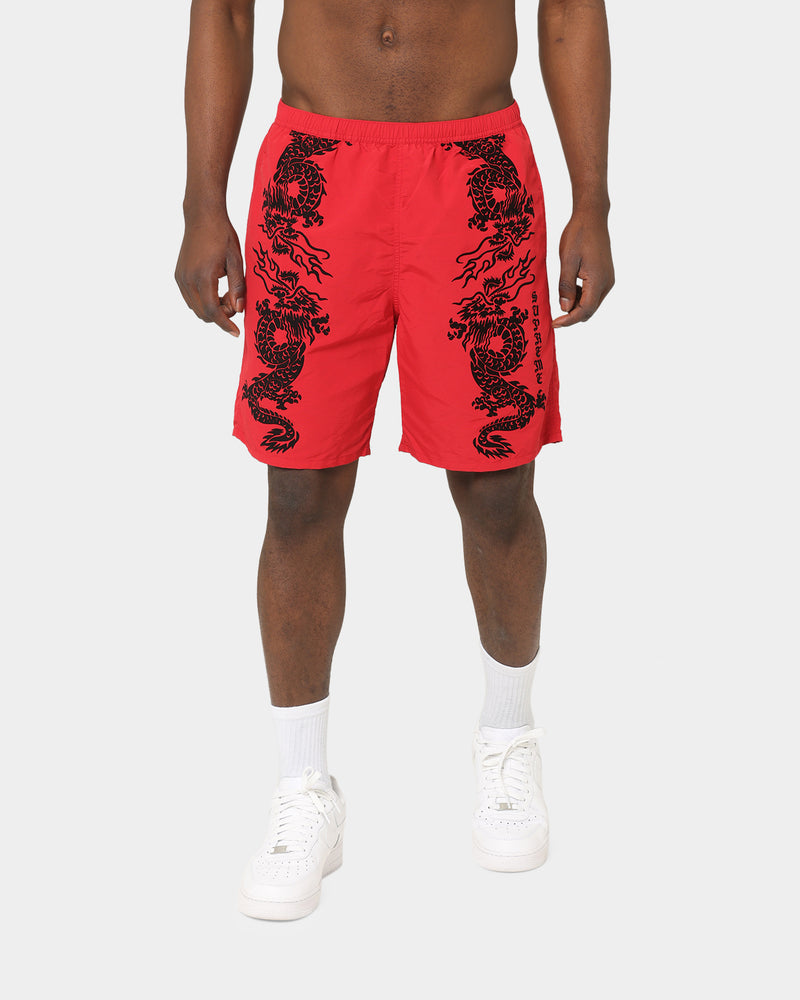 Supreme Dragon Water Shorts Red | Culture Kings