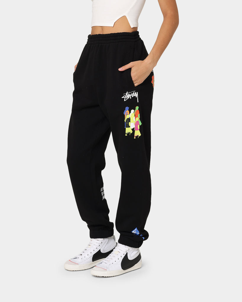 Stussy Funky Tribe Track Pants Black | Culture Kings