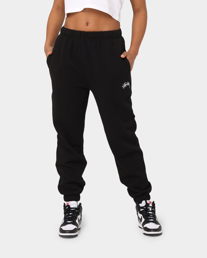 Stussy Stock High-Waisted Trackpants Black | Culture Kings