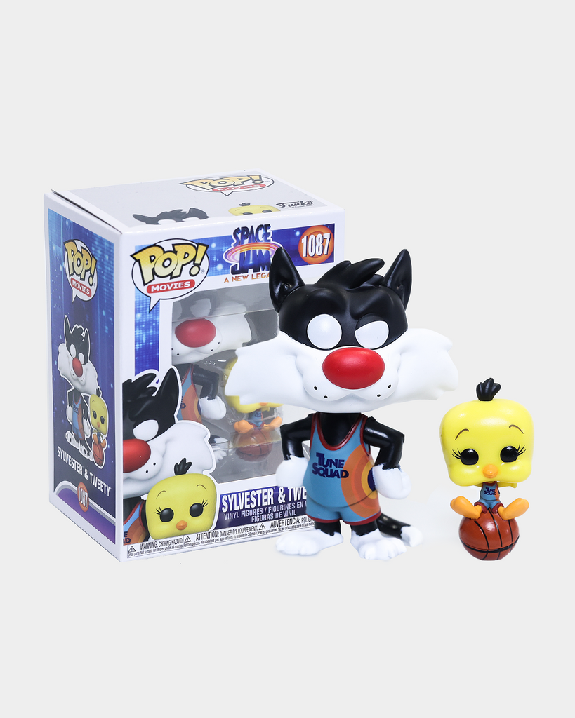 Funko POP! Vinyl #1087 Space Jam 2: Sylvester & Tweety Figure Multi-co ...