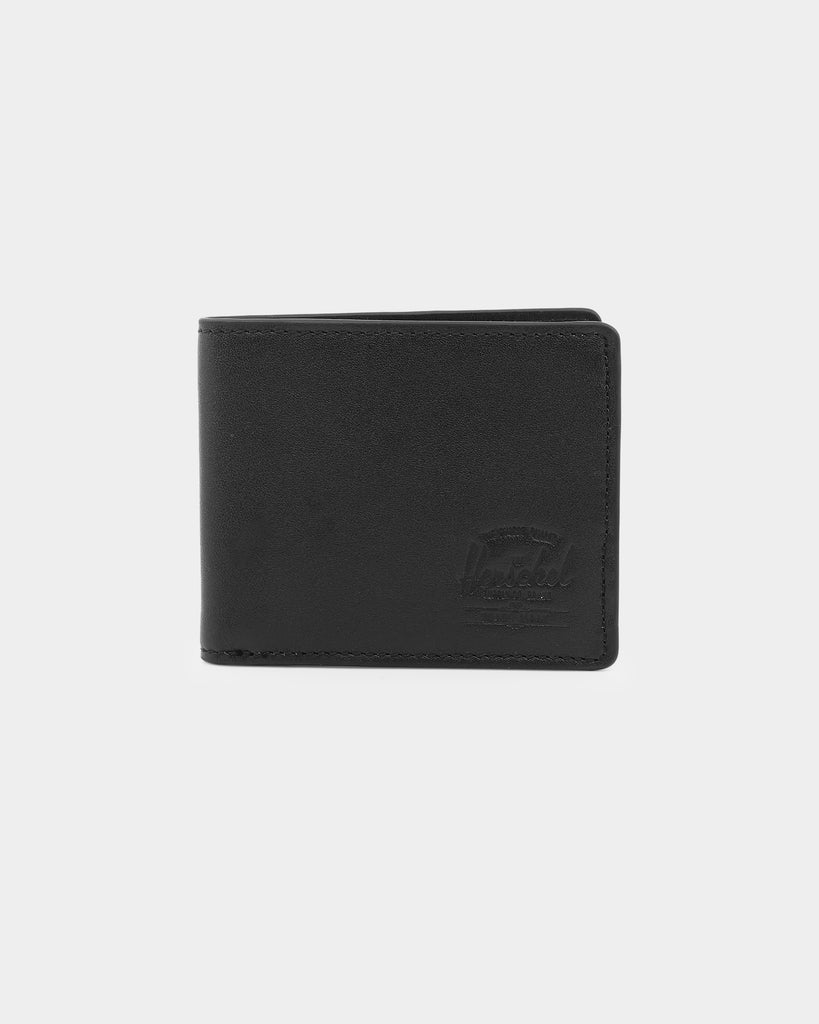 Herschel Bag Co Hank Leather RFID Wallet Black | Culture Kings