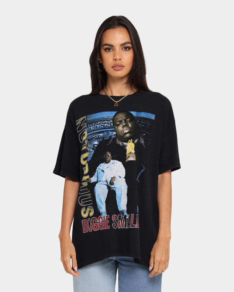 Notorious B.i.g Biggie Smalls Vintage T-shirt Black Wash 