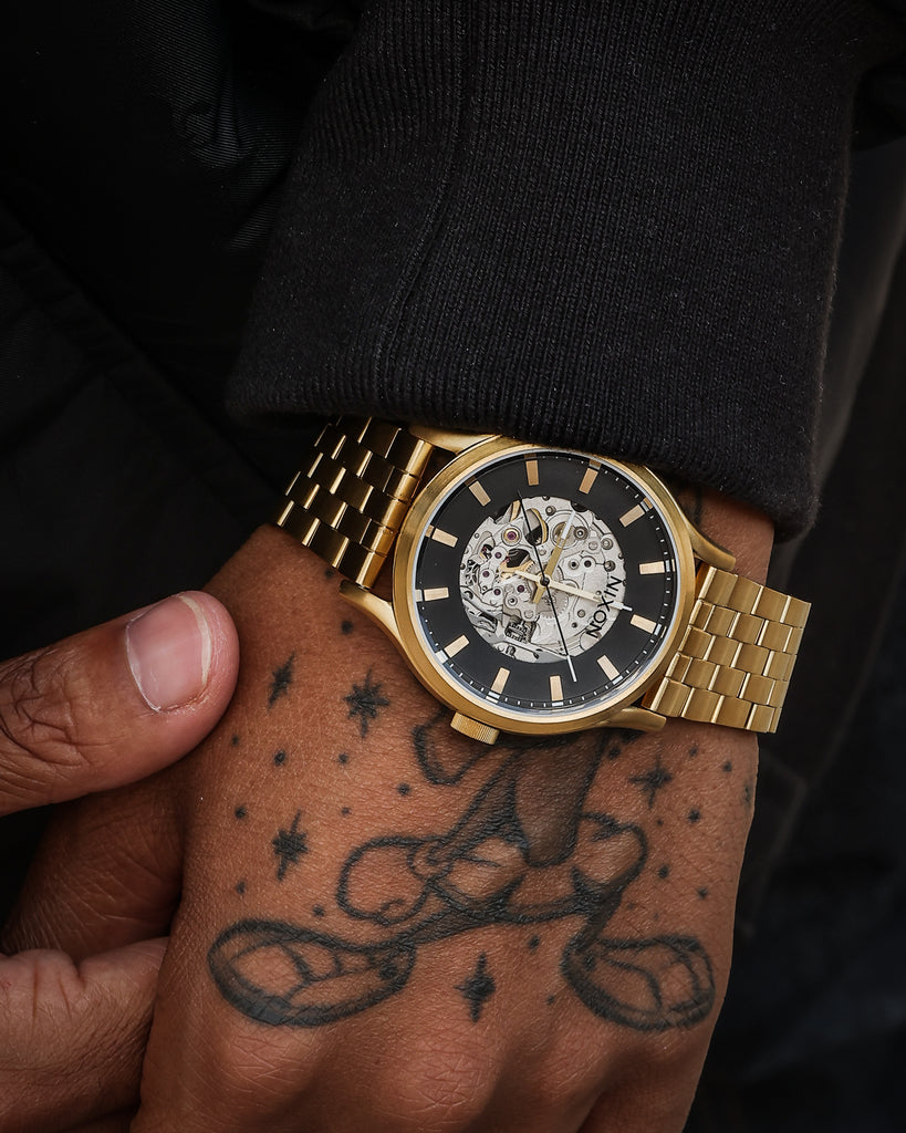 Nixon Spectra Watch Black/Gold | Culture Kings