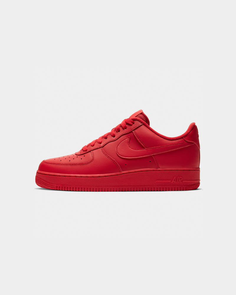 Nike Air Force 1 ‘07 LV8 Low Triple Red Sneakers CW6999-600 Mens Size
