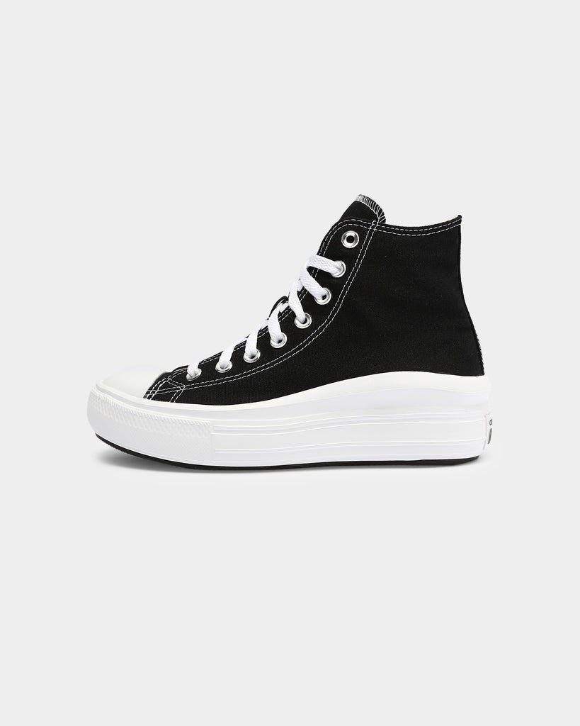 Converse Women's Chuck Taylor Move High Top Black/Ivory/White | Culture ...