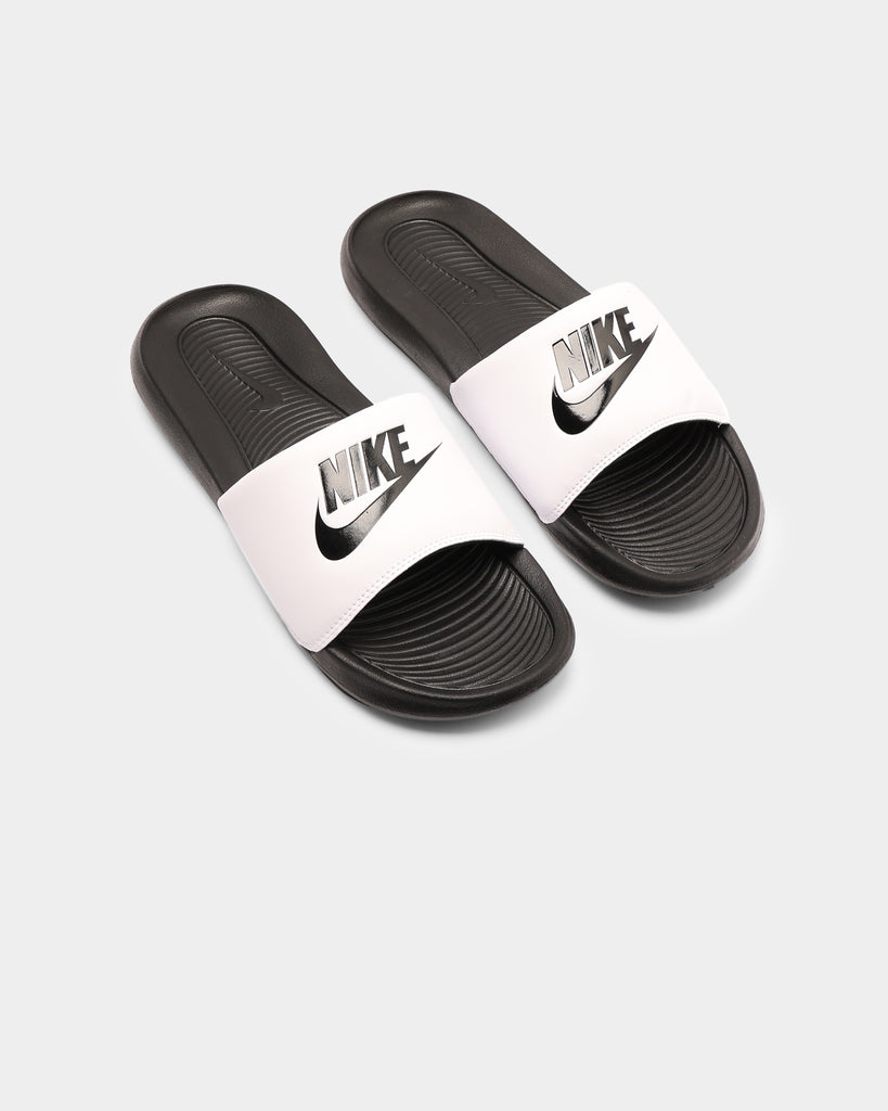 Nike benassi black store white