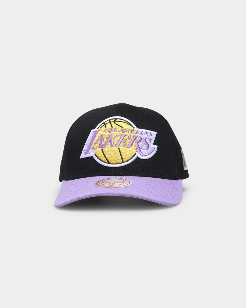 Mitchell & Ness Los Angeles Lakers Chin It Pro Crown Snapback Black ...