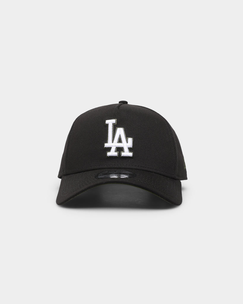 New Era Los Angeles Dodgers 9FORTY A-Frame Snapback Black/Green ...