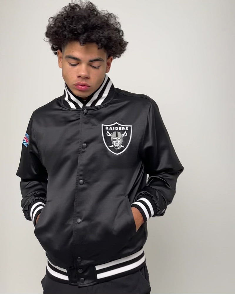 Las Vegas Raiders Varsity Jacket - Champions - NFL Letterman Jacket L