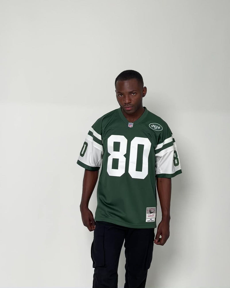 Men's Mitchell & Ness Wayne Chrebet Green New York Jets Retired Player  Legacy Replica Jersey