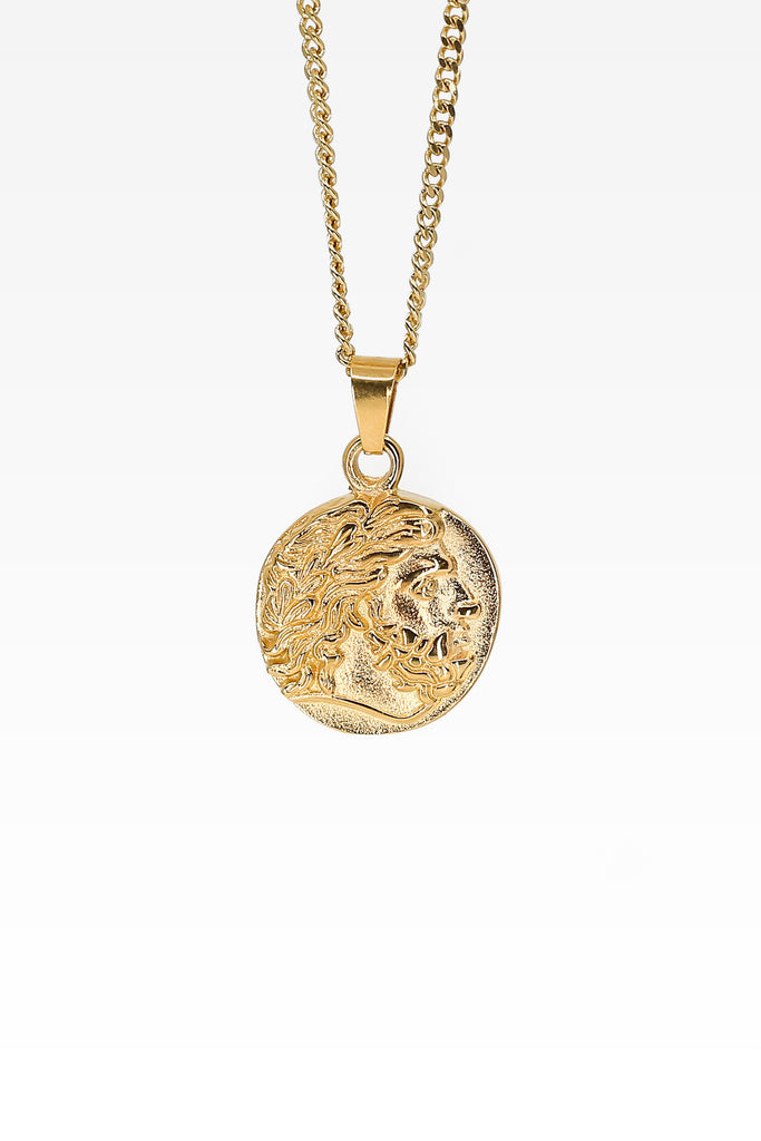 Midnight City Zeus Pendant & Chain Gold | Culture Kings