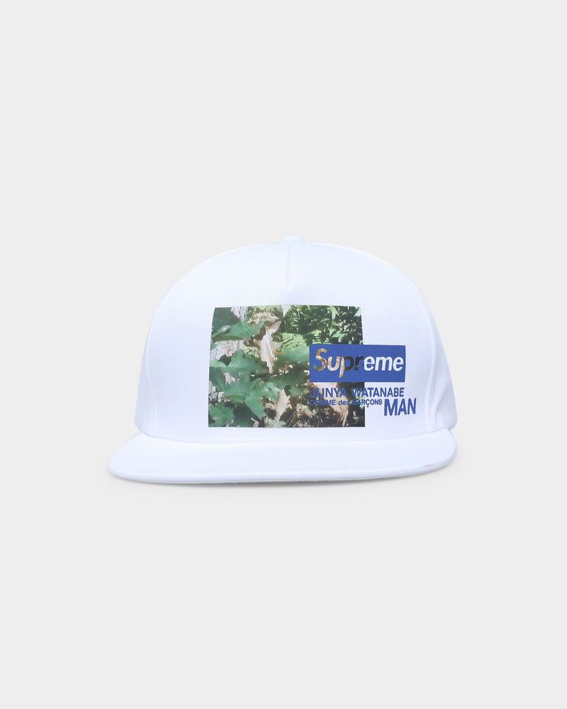 Supreme X Junya Nature 5 Panel Snapback White | Culture Kings