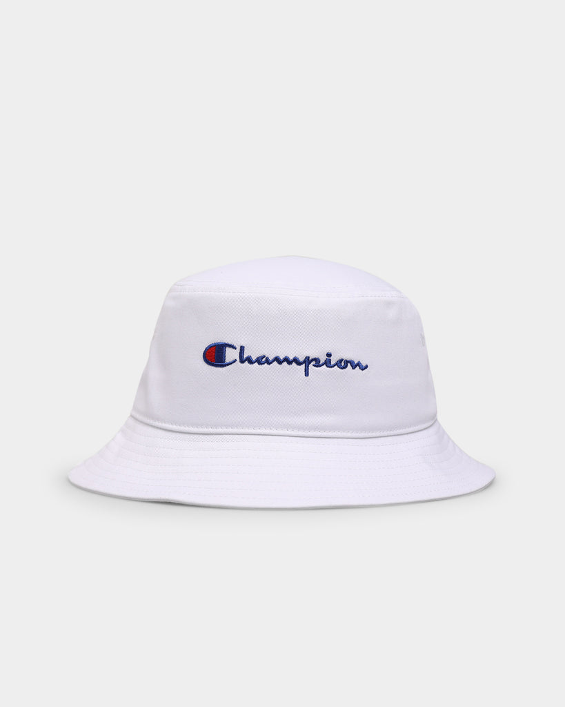 Champion Men's Twill Bucket Hat White/Blue | Culture Kings