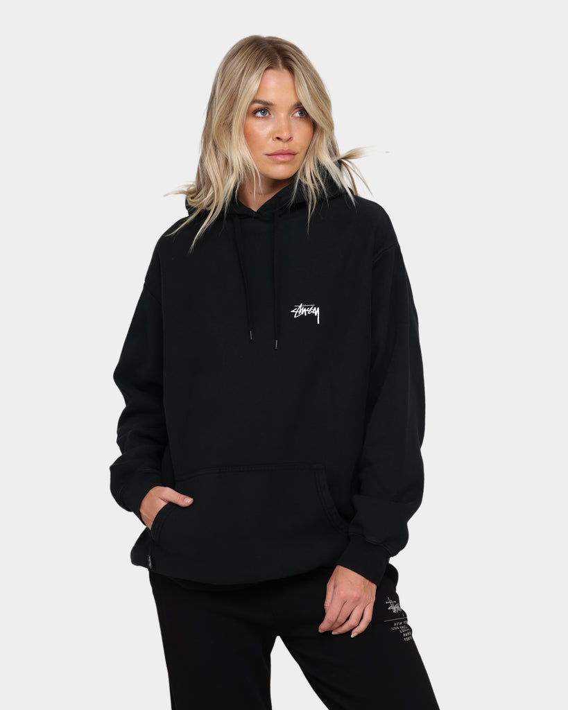 Stussy Stock Hoodie Pigment Black | Culture Kings