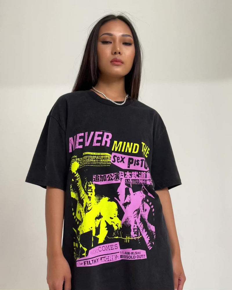 Sex Pistols Never Mind The Bollocks T-Shirt Black Wash | Culture Kings