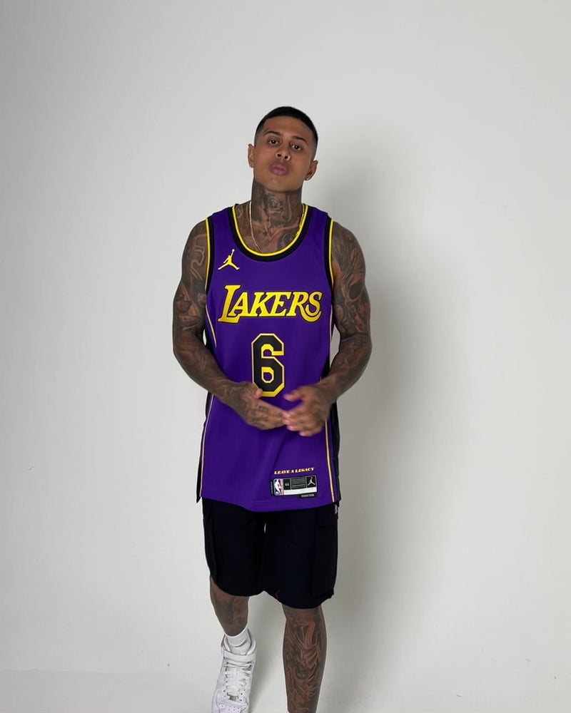 Jordan Los Angeles Lakers Statement Edition Short- Basketball Store